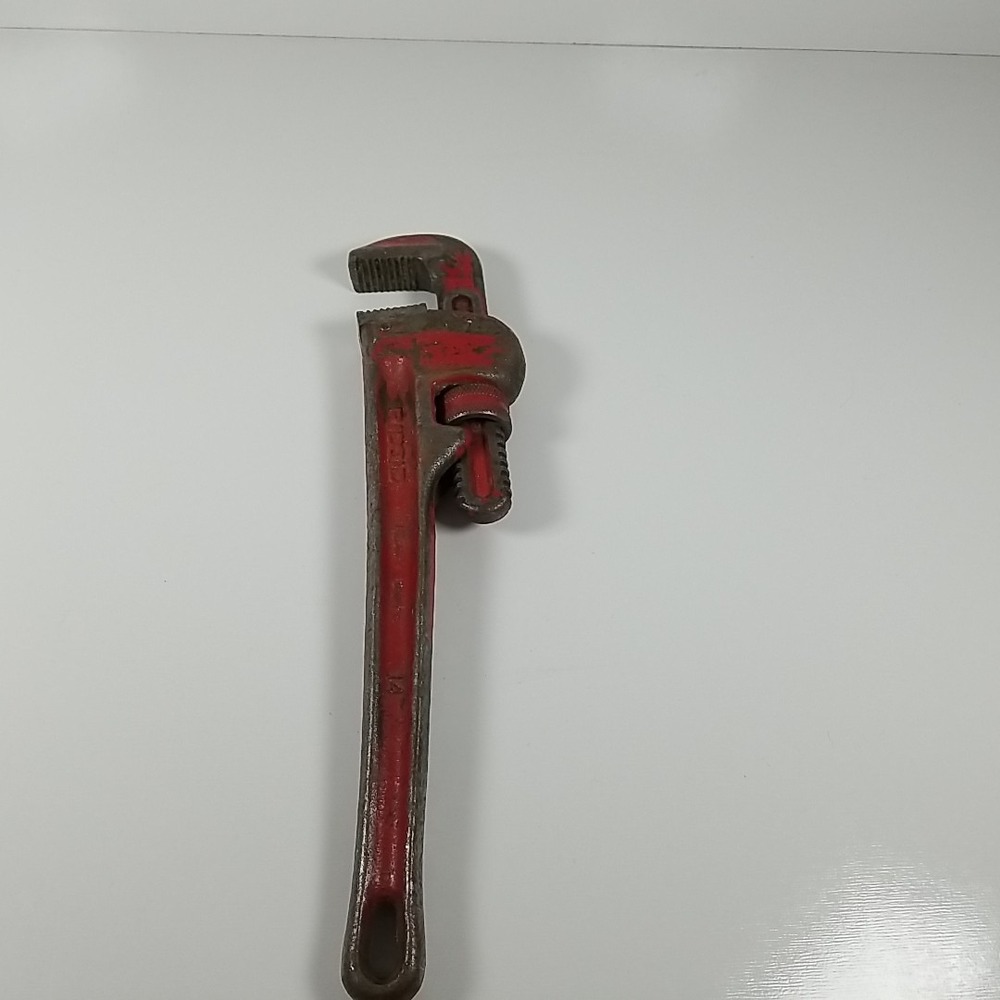 RIDGID Vintage 14" Monkey Pipe Wrench Heavy Duty - USA